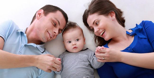 Parents with baby